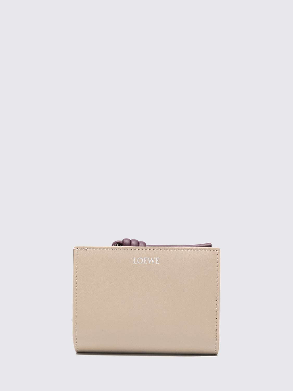 LOEWE GELDBÖRSE: Geldbörse damen Loewe, Ecru - Img 1