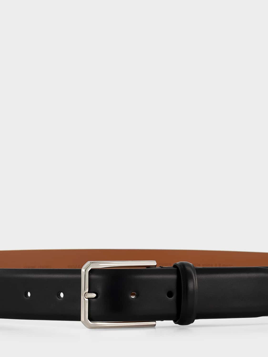 SANTONI BELT: Belt men Santoni, Black - Img 2