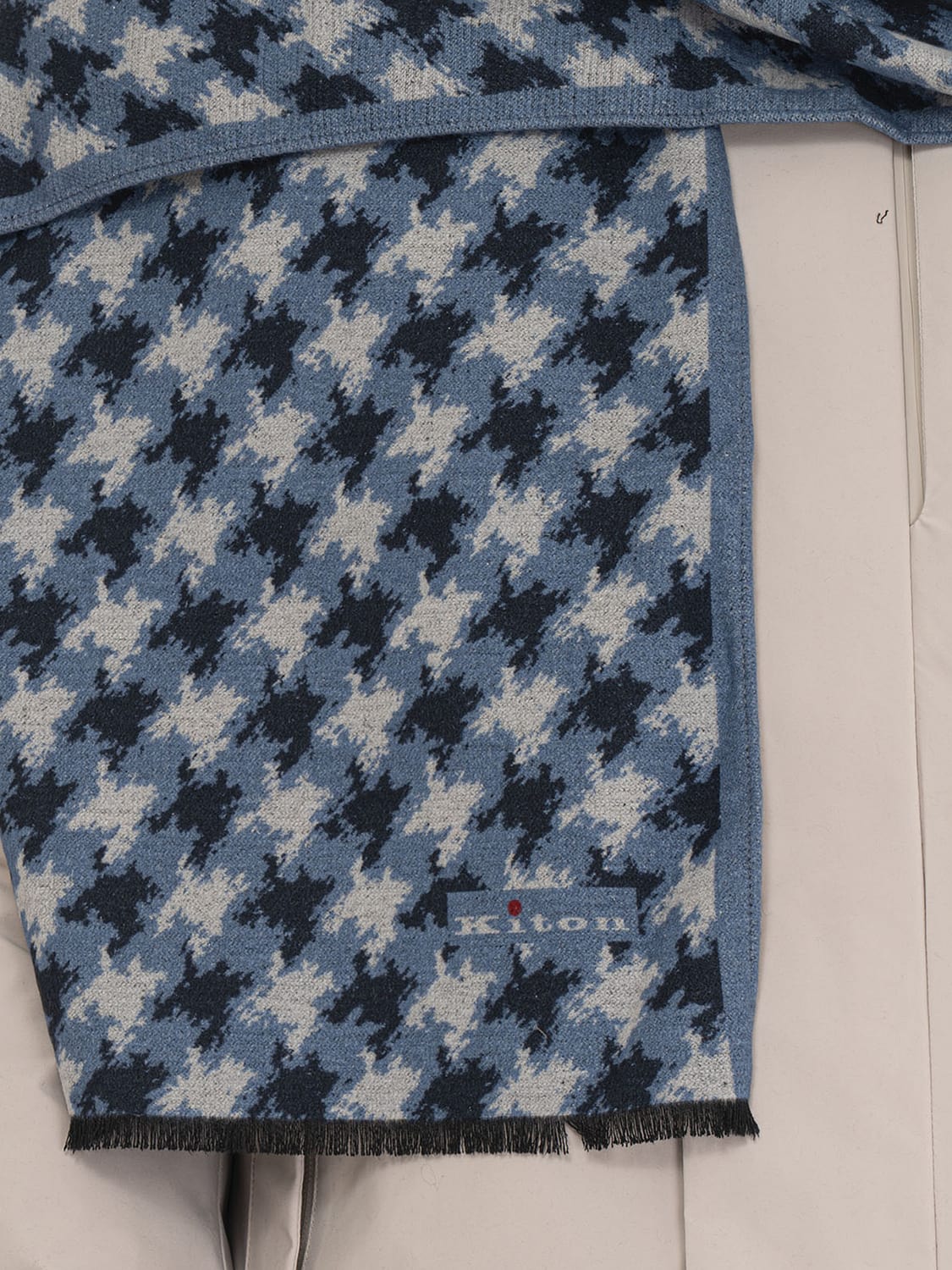 KITON SCARF: Scarf men Kiton, Sky Blue - Img 2
