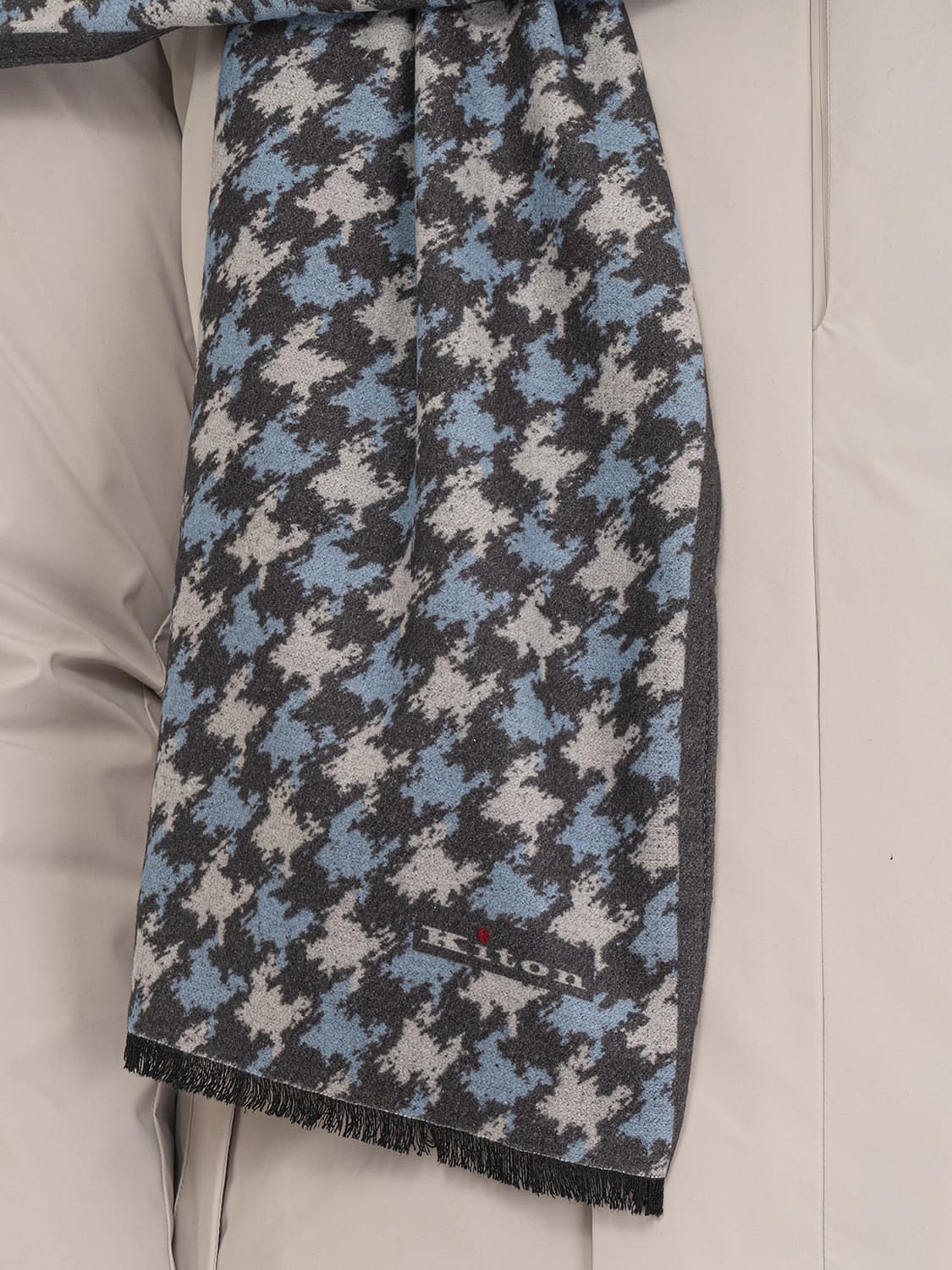 KITON BUFANDA: Bufanda hombre Kiton, Gris - Img 2