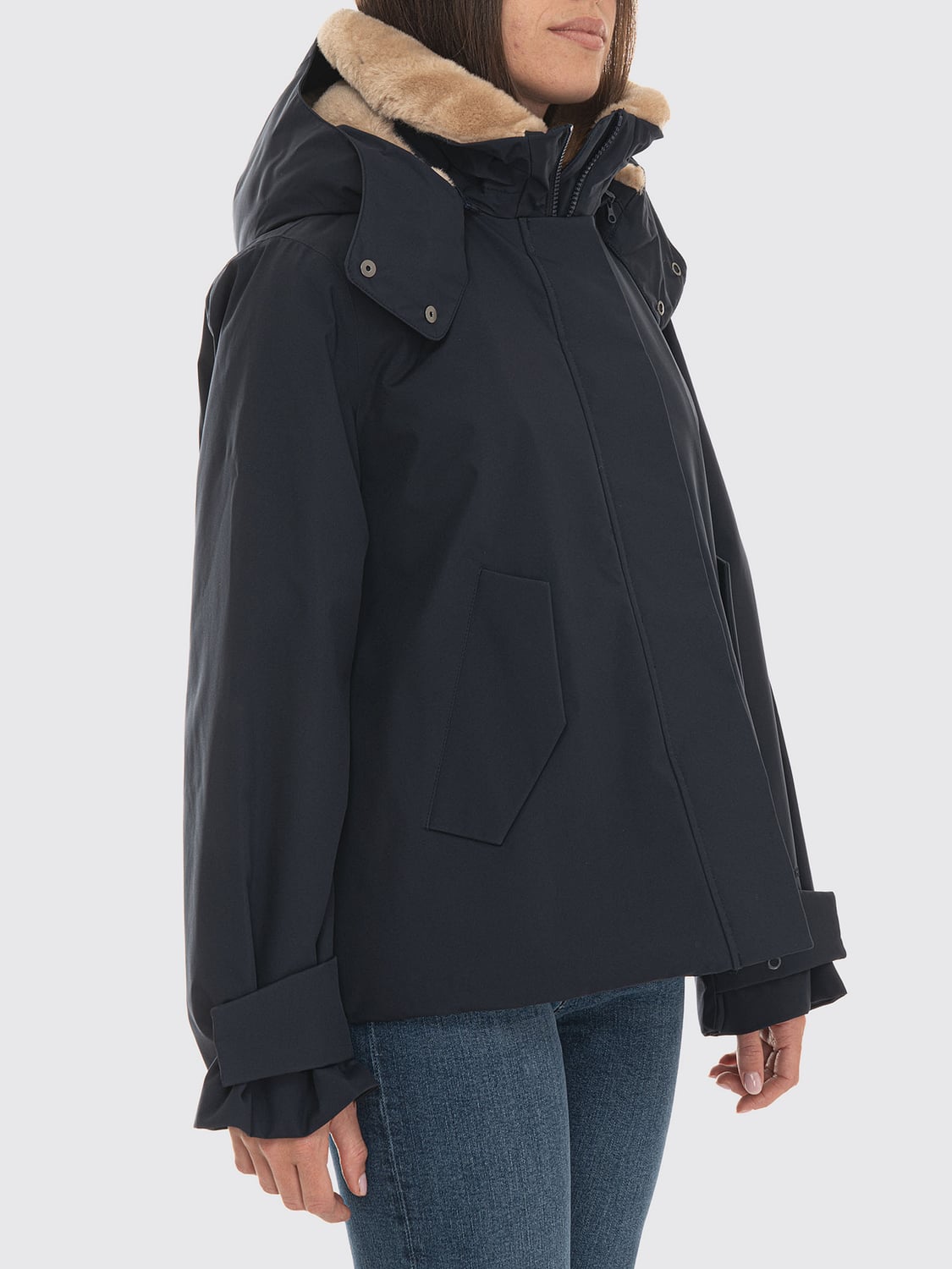 SAVE THE DUCK CHAQUETA: Chaqueta mujer Save The Duck, Azul Oscuro - Img 3