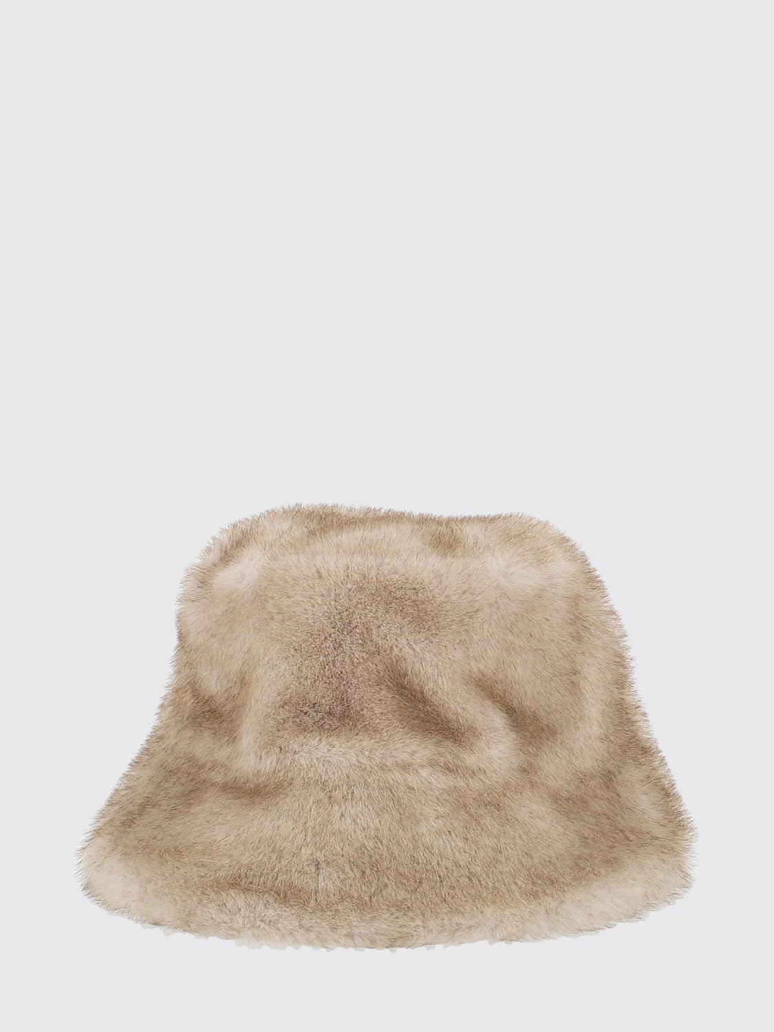 PAROSH HUT: Fischerhut P.a.r.o.s.h. aus weichem Kunstpelz im Angler-Stil, Beige - Img 2