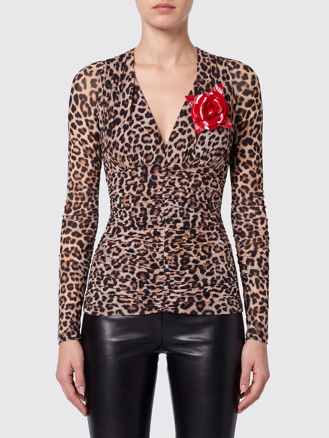 BLUMARINE トップス: トップス レディース Blumarine, ブラウン - Img 1