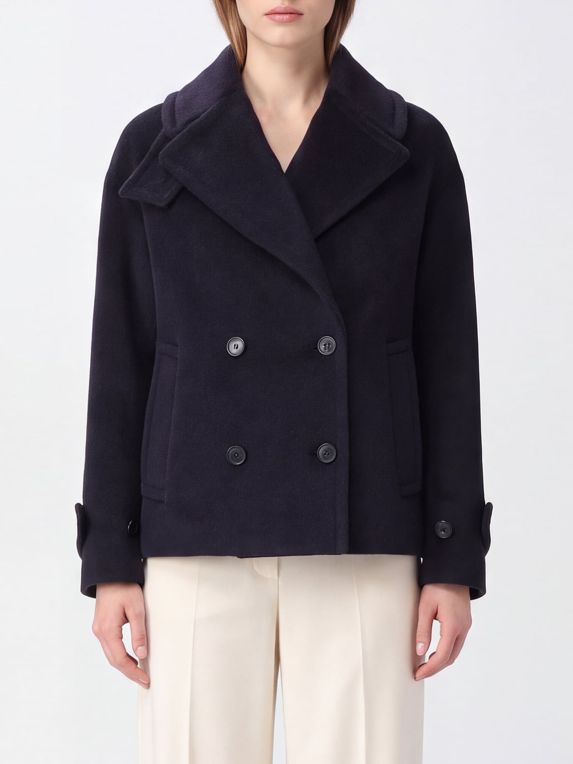 TAGLIATORE COAT: Coat woman Tagliatore, Brown - Img 1