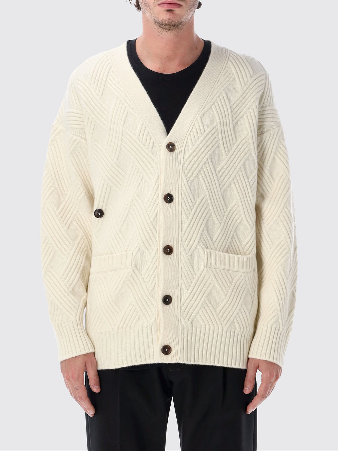 LANVIN SWEATER: Sweater men Lanvin, White - Img 1