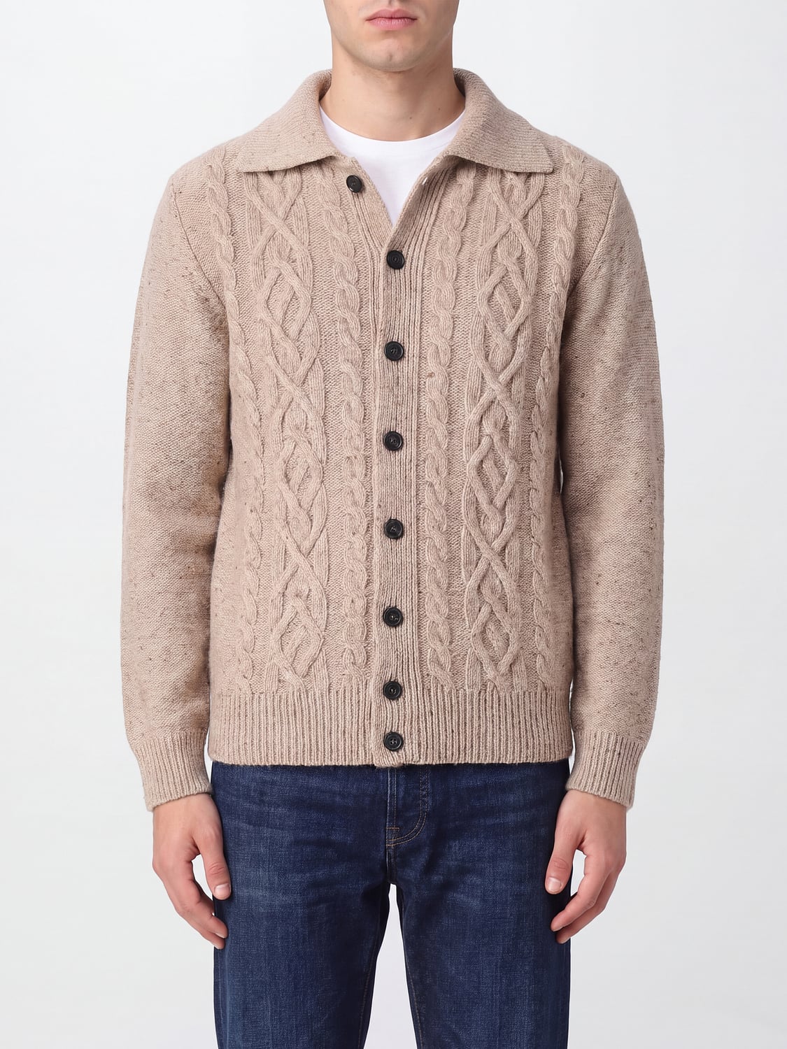 PESERICO PULLOVER: Pullover herren Peserico, Beige - Img 1