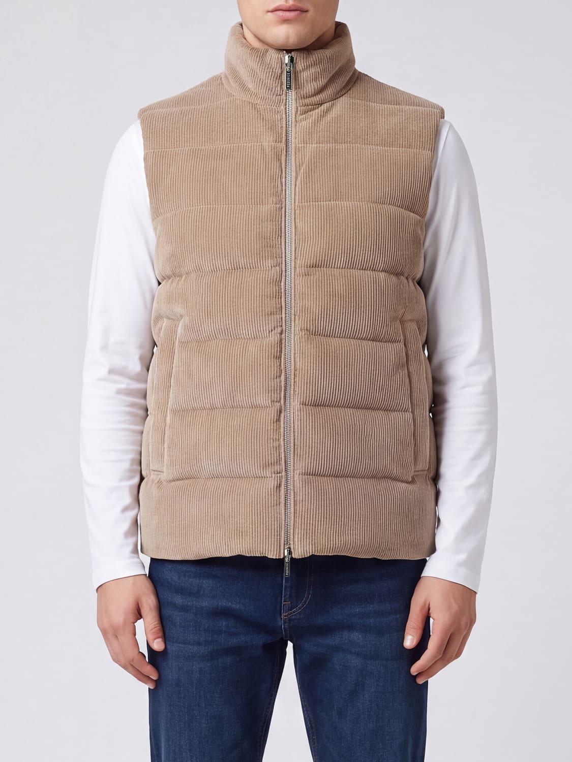 PESERICO CHALECO: Chaleco hombre Peserico, Beige - Img 1