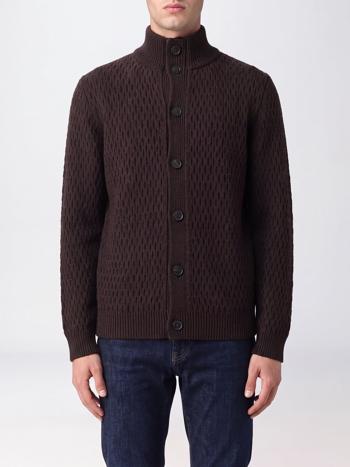 PESERICO SWEATER: Sweater men Peserico, Brown - Img 1