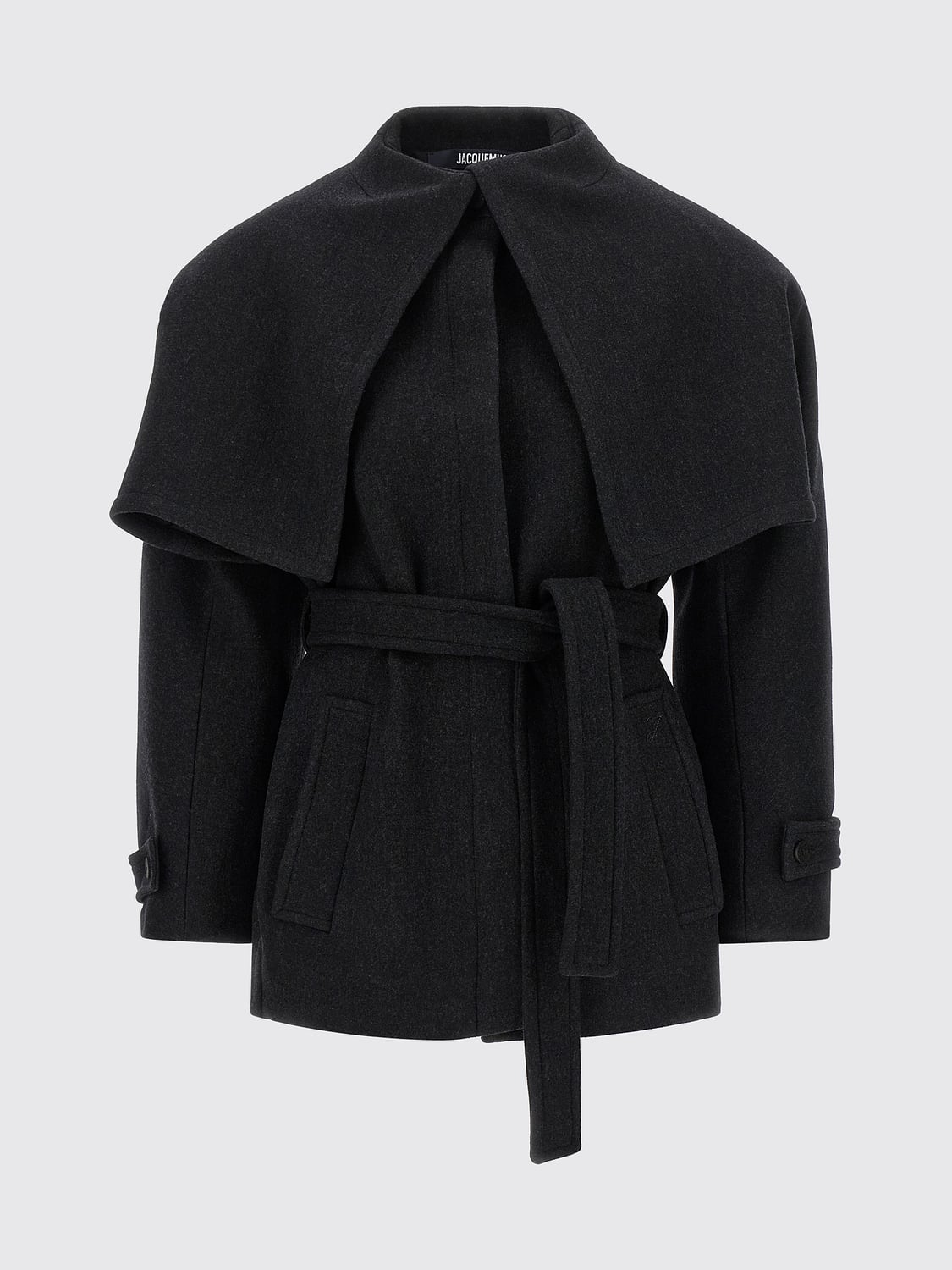 JACQUEMUS ABRIGO: Chaqueta mujer Jacquemus, Negro - Img 2