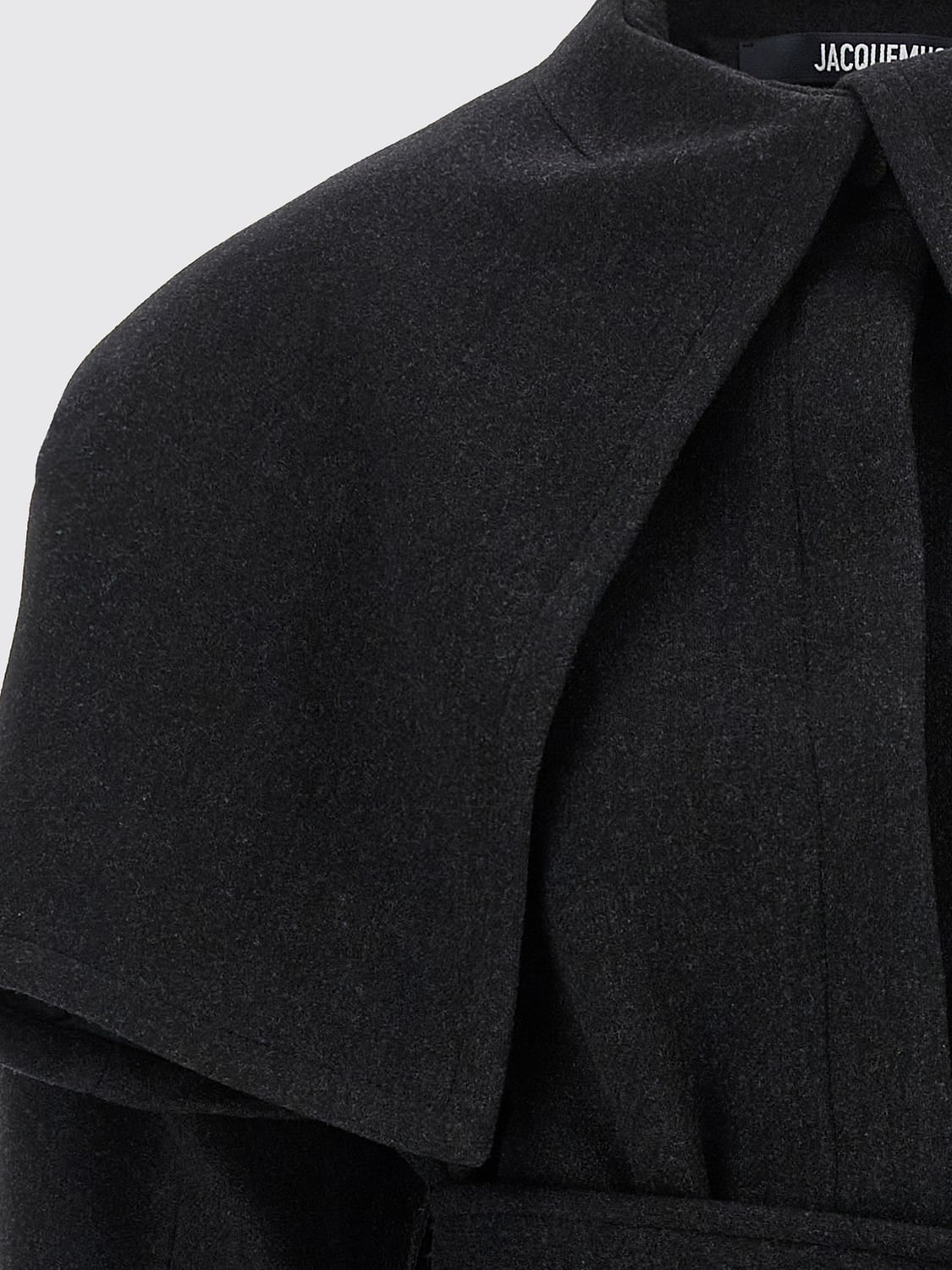 JACQUEMUS ABRIGO: Chaqueta mujer Jacquemus, Negro - Img 4