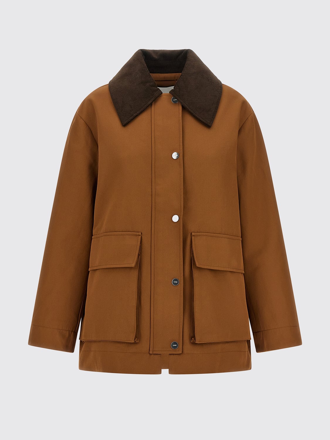 GANNI JACKET: Jacket woman Ganni, Brown - Img 2