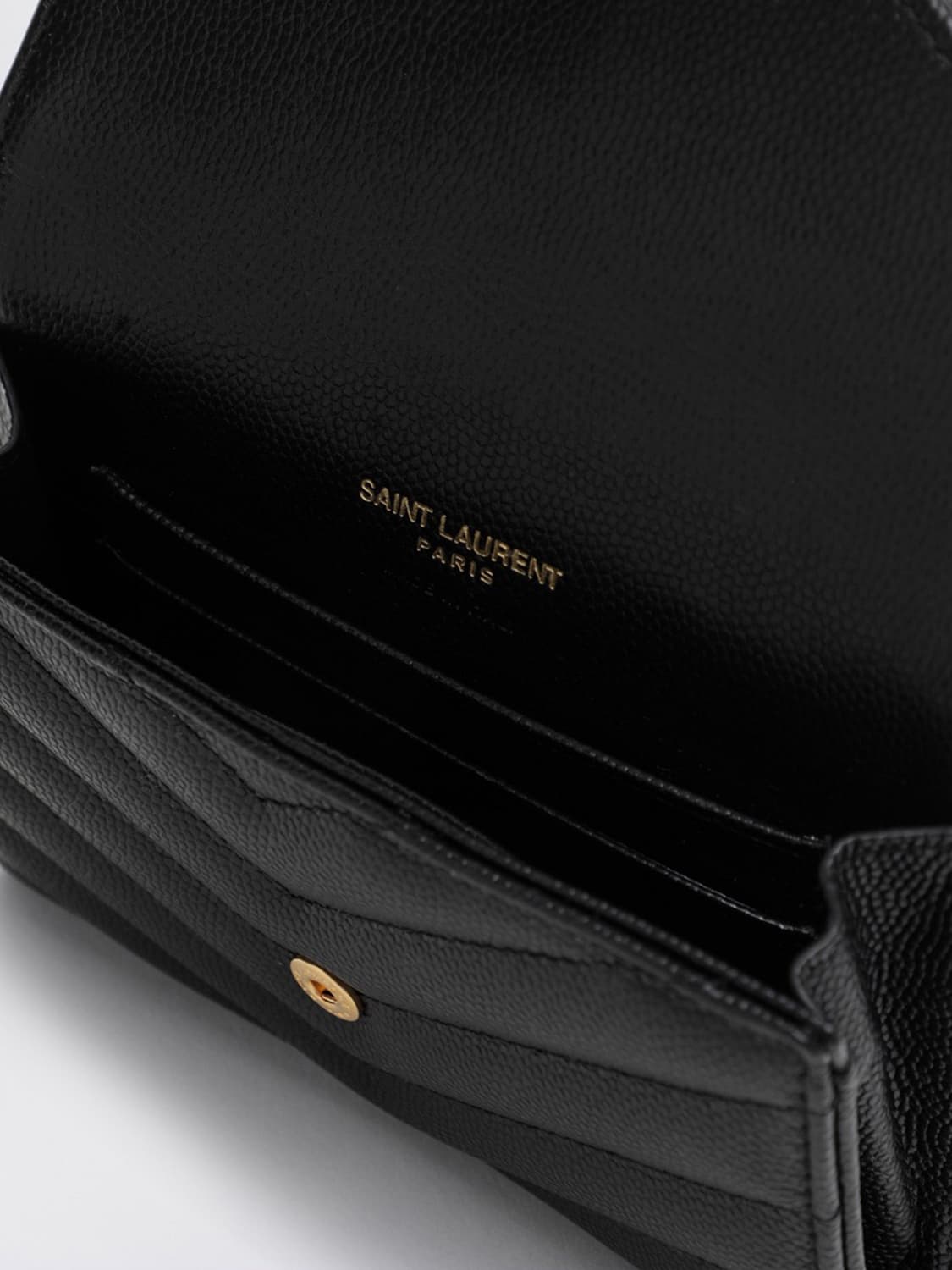 SAINT LAURENT WALLET: Wallet woman Saint Laurent, Black - Img 2