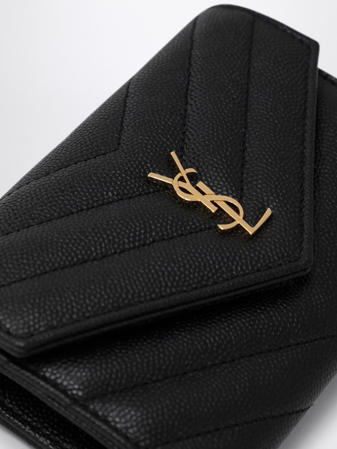 SAINT LAURENT WALLET: Wallet woman Saint Laurent, Black - Img 3