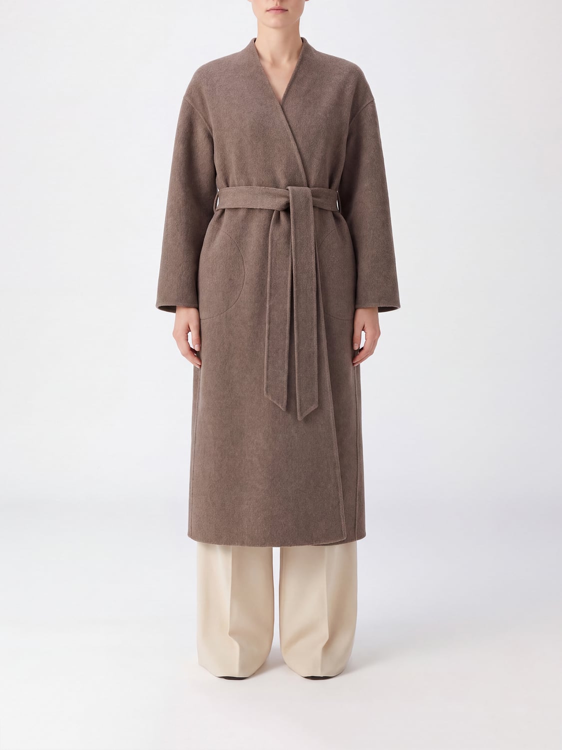 CO COAT: Jacket woman Co, Brown - Img 1