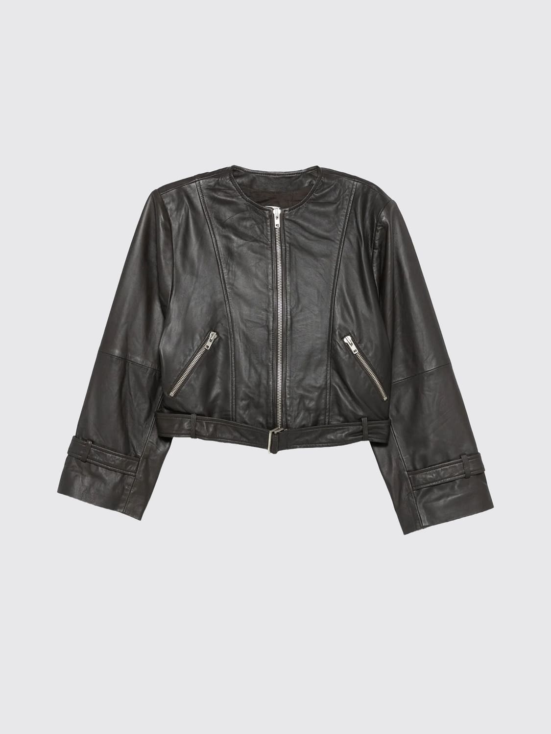 ALYSI JACKET: Jacket woman Alysi, Brown - Img 2
