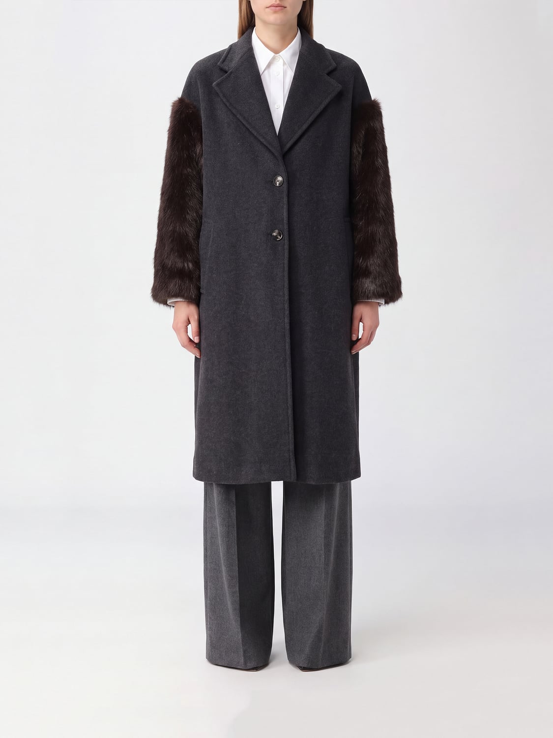 ALYSI CAPPOTTO: Cappotto donna Alysi, Grigio - Img 1
