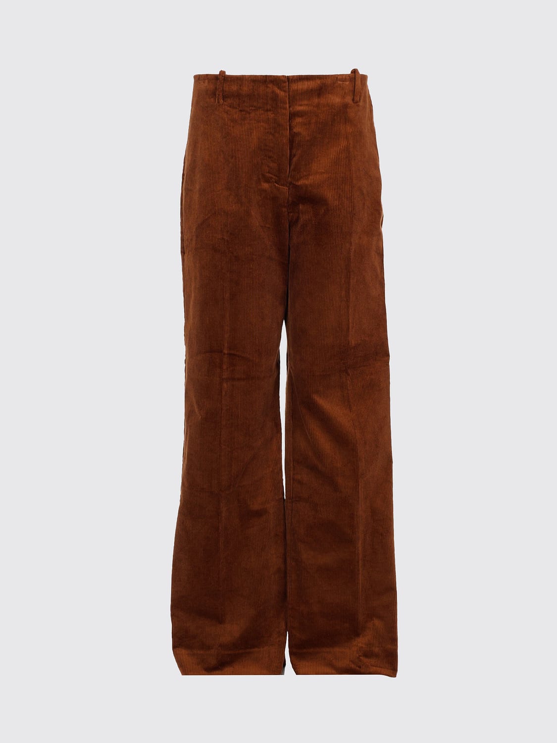 GANNI PANTS: Pants woman Ganni, Brown - Img 2