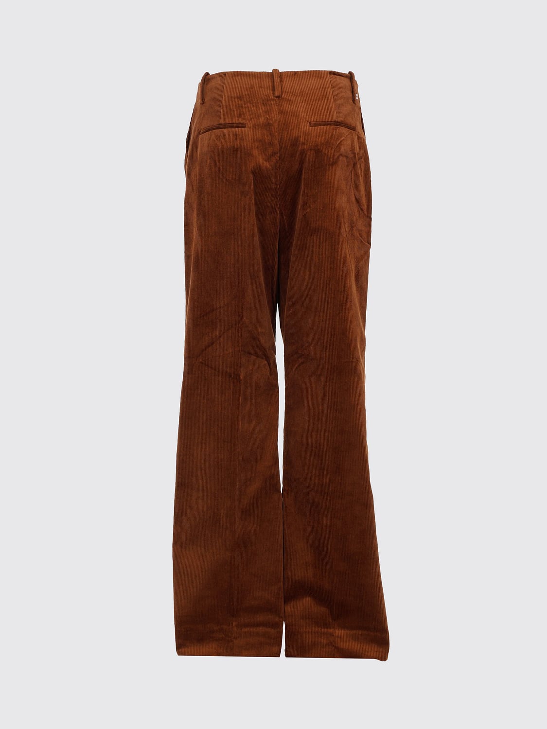 GANNI PANTS: Pants woman Ganni, Brown - Img 3