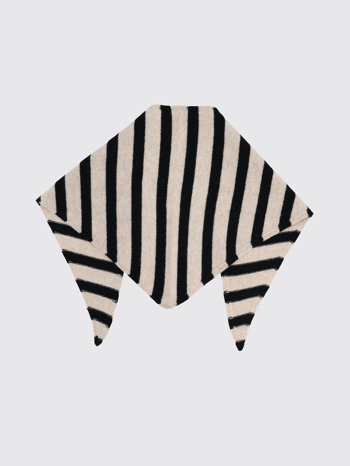 PAUL SMITH ÉCHARPE: Écharpe à rayures Paul Smith en fine laine d'agneau, Blanc - Img 2