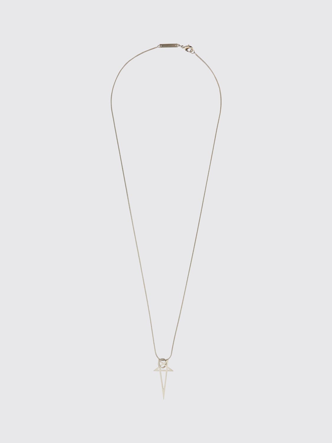 RICK OWENS JOYA: Joya mujer Rick Owens, Plata - Img 1
