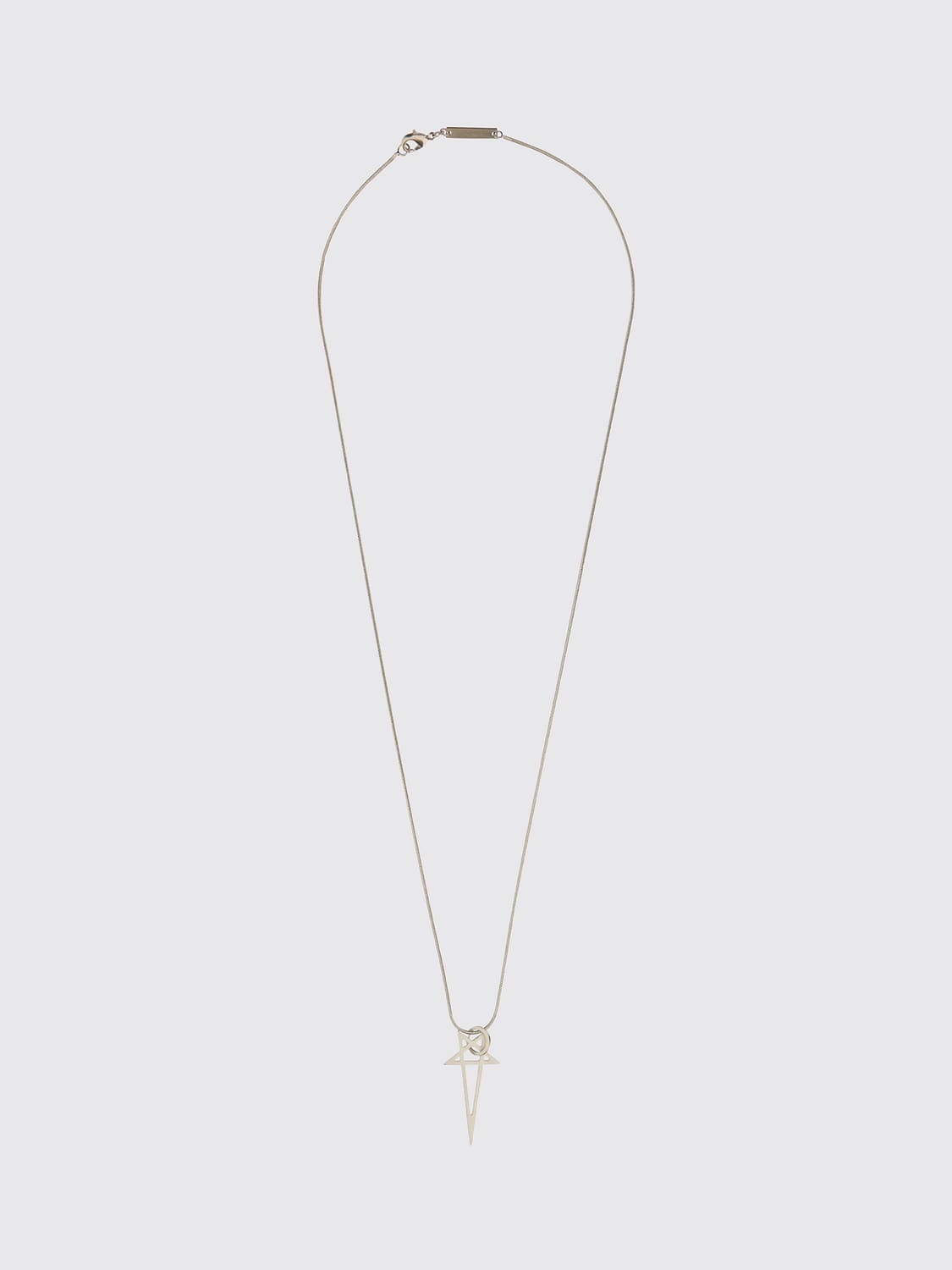 RICK OWENS JOYA: Joya mujer Rick Owens, Plata - Img 2