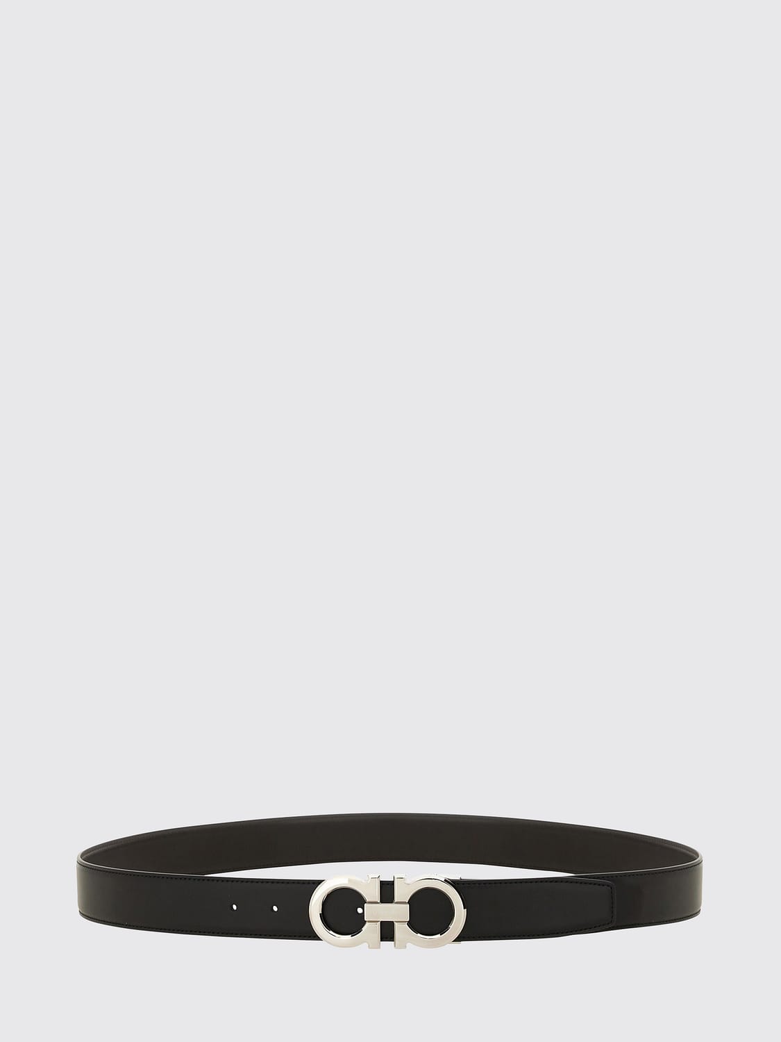FERRAGAMO BELT: Belt men Ferragamo, Black - Img 1