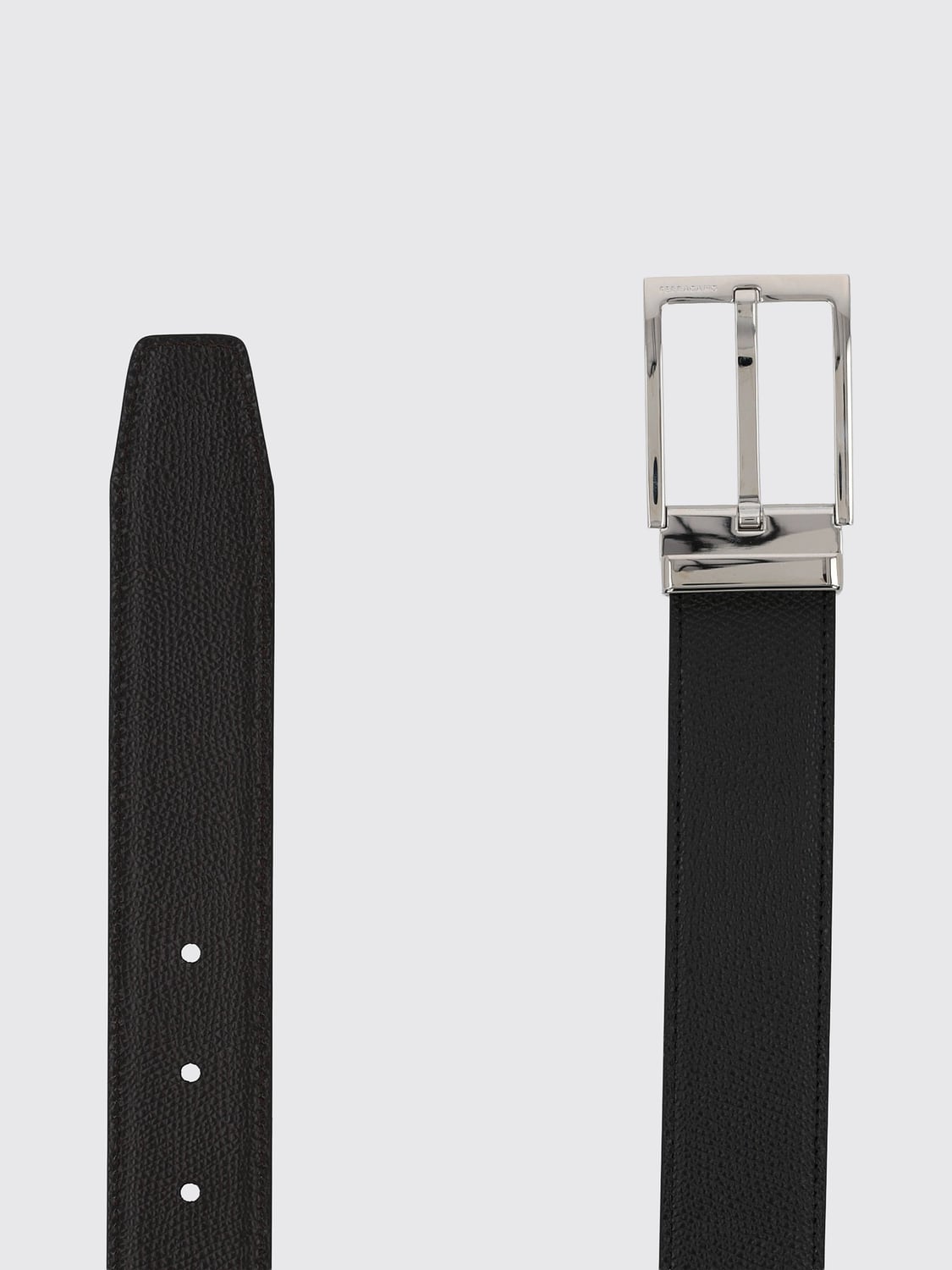 FERRAGAMO BELT: Belt men Ferragamo, Black - Img 2