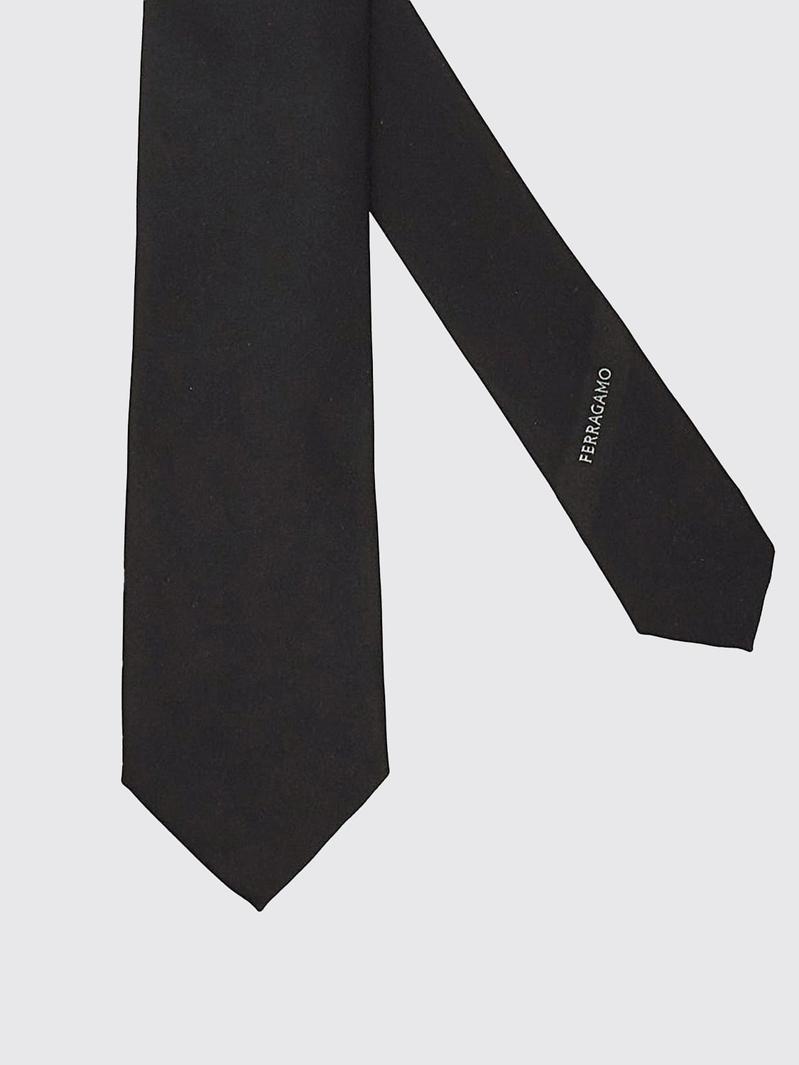 FERRAGAMO TIE: Tie men Ferragamo, Black - Img 2