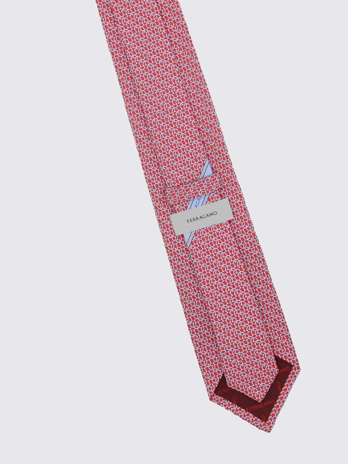 FERRAGAMO TIE: Tie men Ferragamo, Red - Img 2
