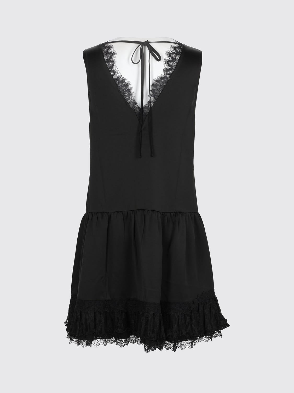 GANNI KLEID: Kleid damen Ganni, Schwarz - Img 3