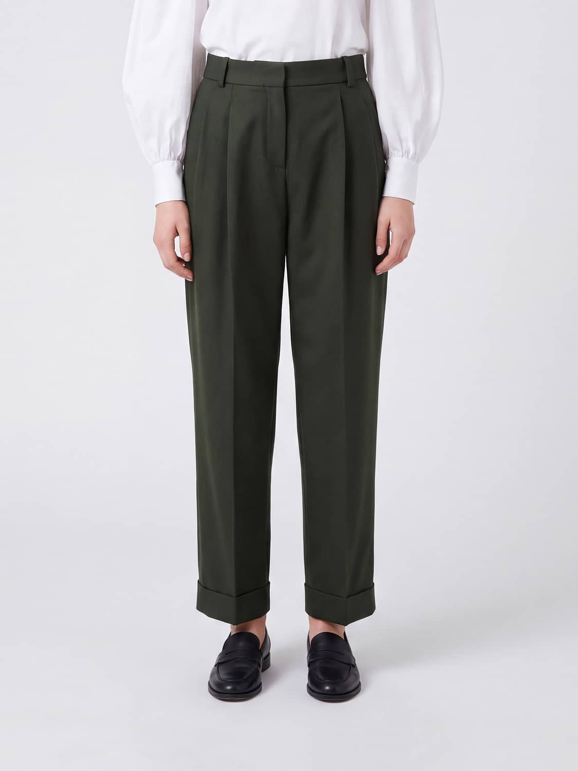 GANNI PANTALONI: Pantaloni donna Ganni, Verde - Img 1