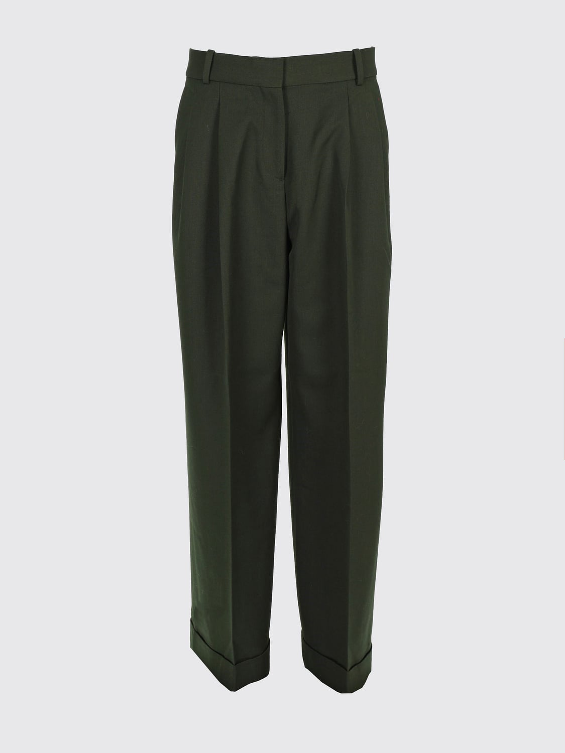 GANNI PANTALONI: Pantaloni donna Ganni, Verde - Img 2