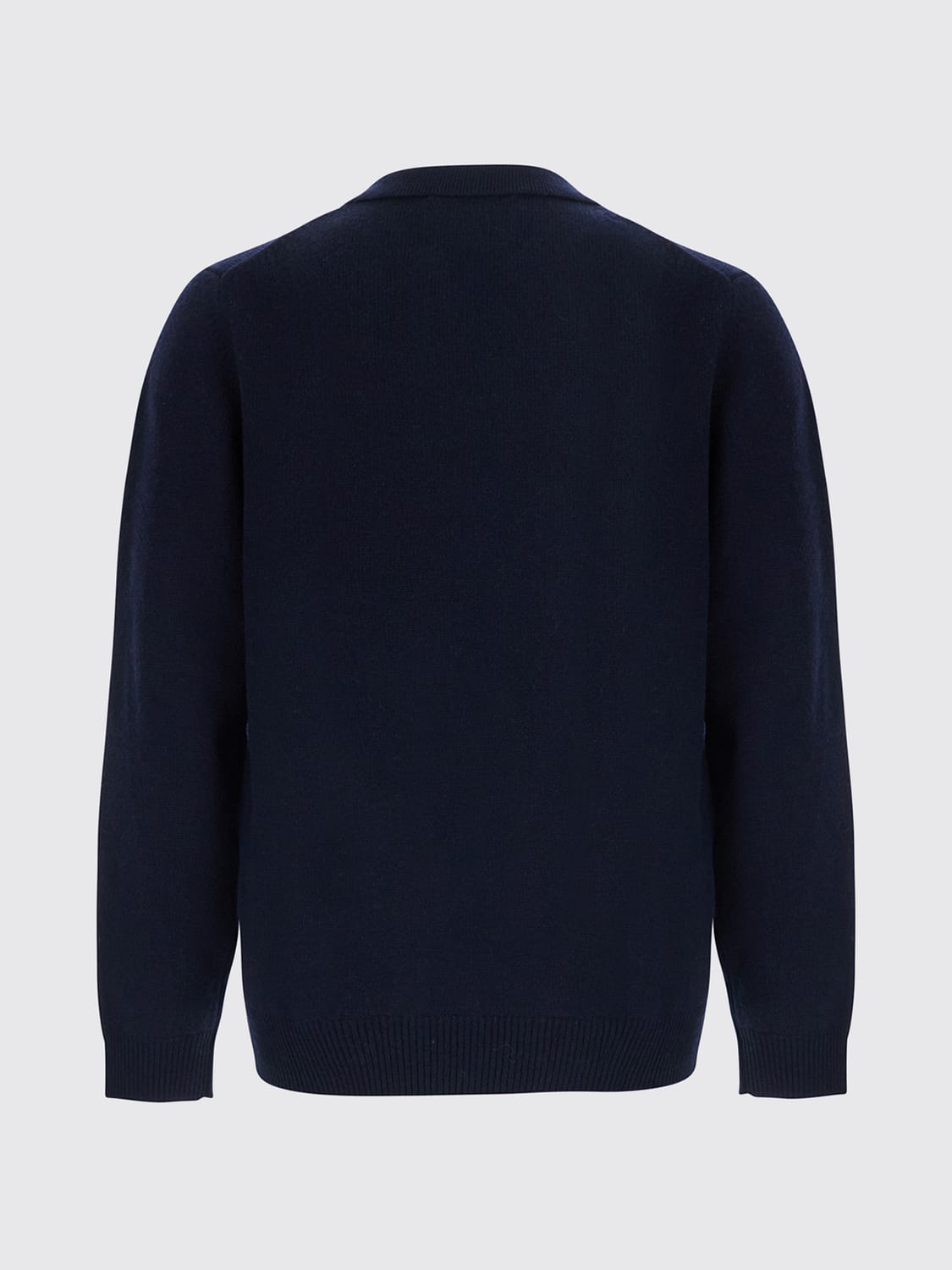 SOFT GOAT SWEATER: Sweater men Soft Goat, Blue - Img 3