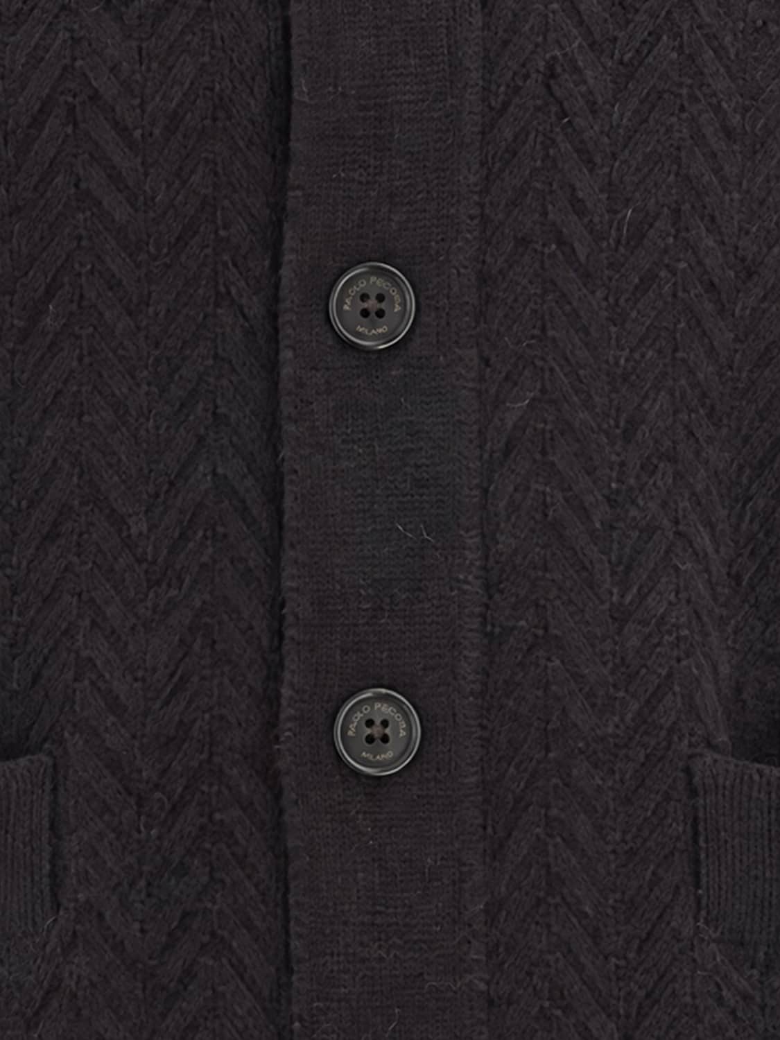 PAOLO PECORA SWEATER: Sweater men Paolo Pecora, Brown - Img 4
