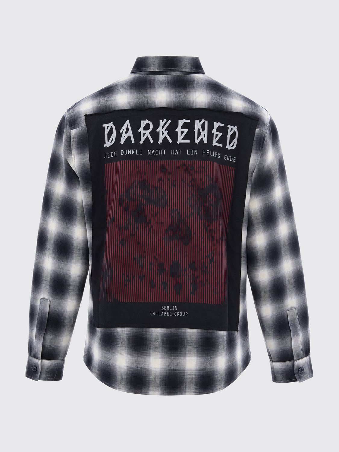 44 LABEL GROUP SHIRT: Shirt men 44 Label Group, Grey - Img 3