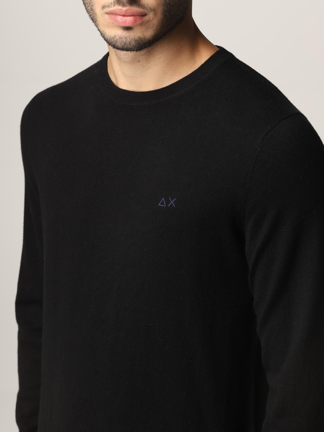 SUN68 SWEATER: Sweater men Sun 68, Black - Img 3