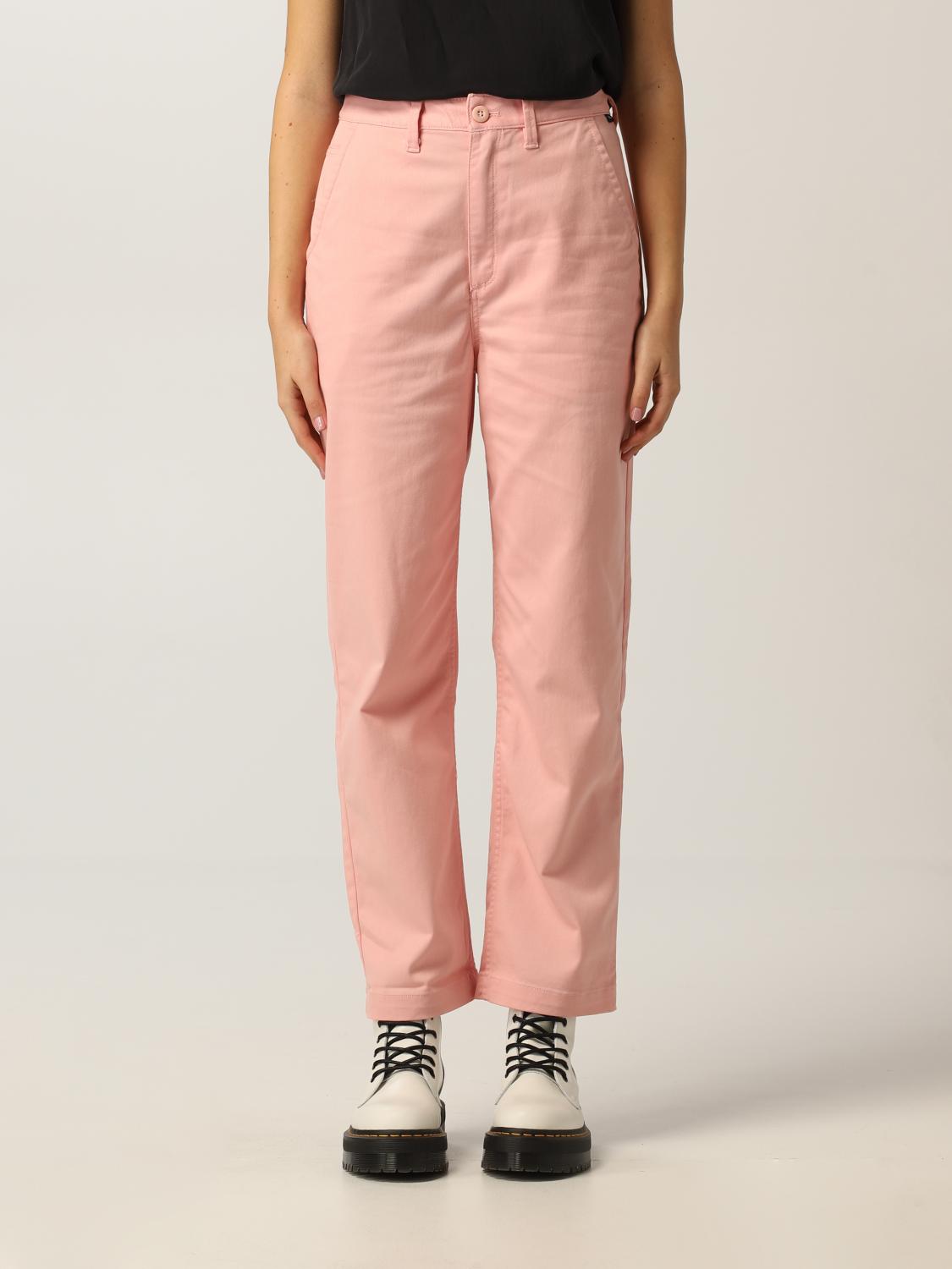 VANS: Pants women Pink Vans pants VN0A5JOH online at