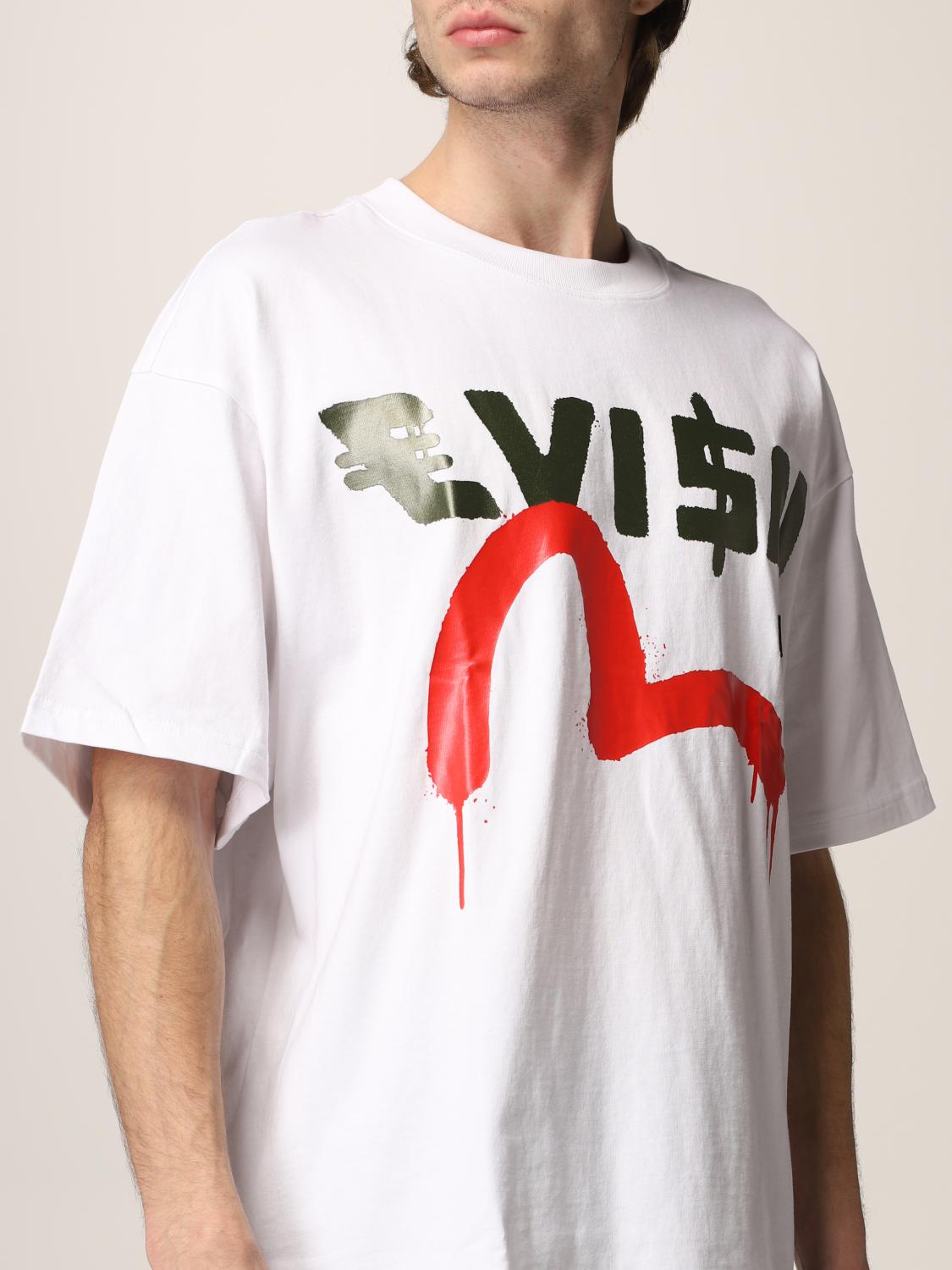 EVISU: T-shirt men - White | Evisu t-shirt 2EAEBM1TS552LF