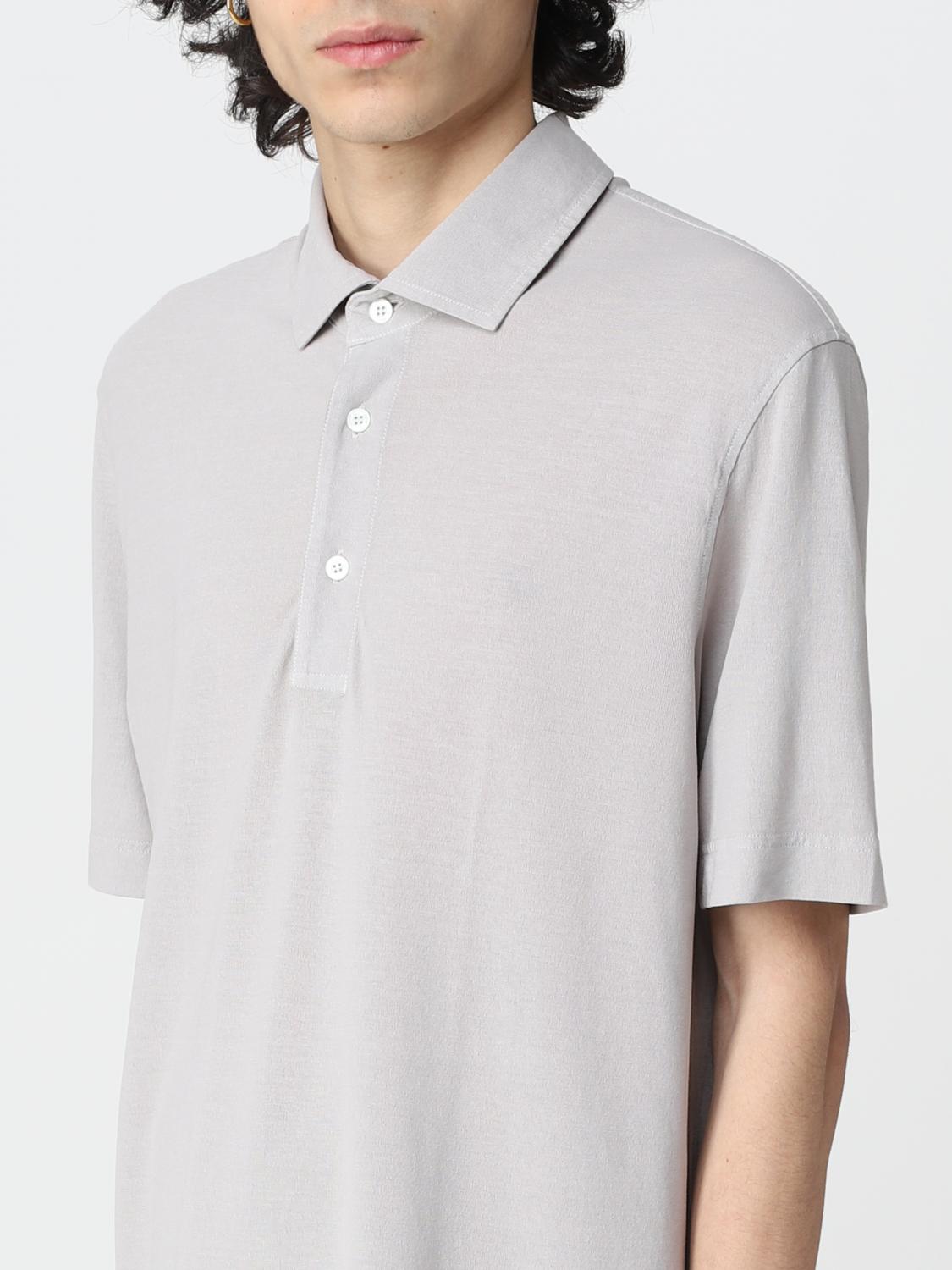 DRUMOHR POLO SHIRT: Drumohr basic short-sleeved polo shirt, Yellow Cream - Img 3