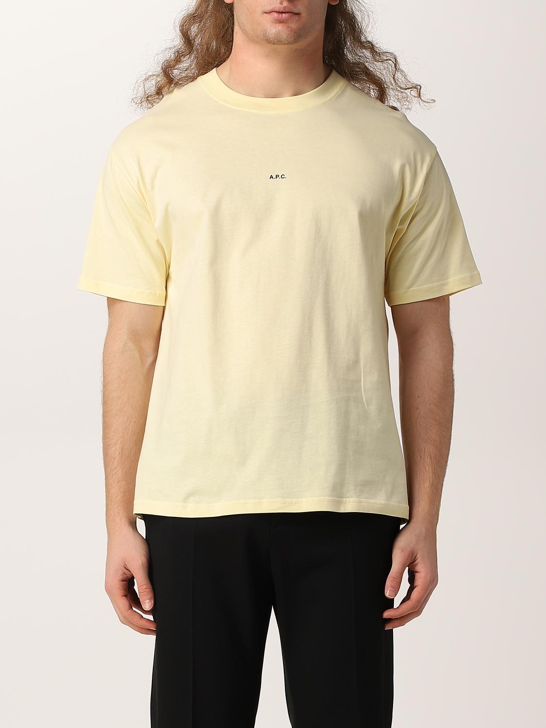 A.P.C. CAMISETA: Camiseta hombre A.P.C., Amarillo - Img 1