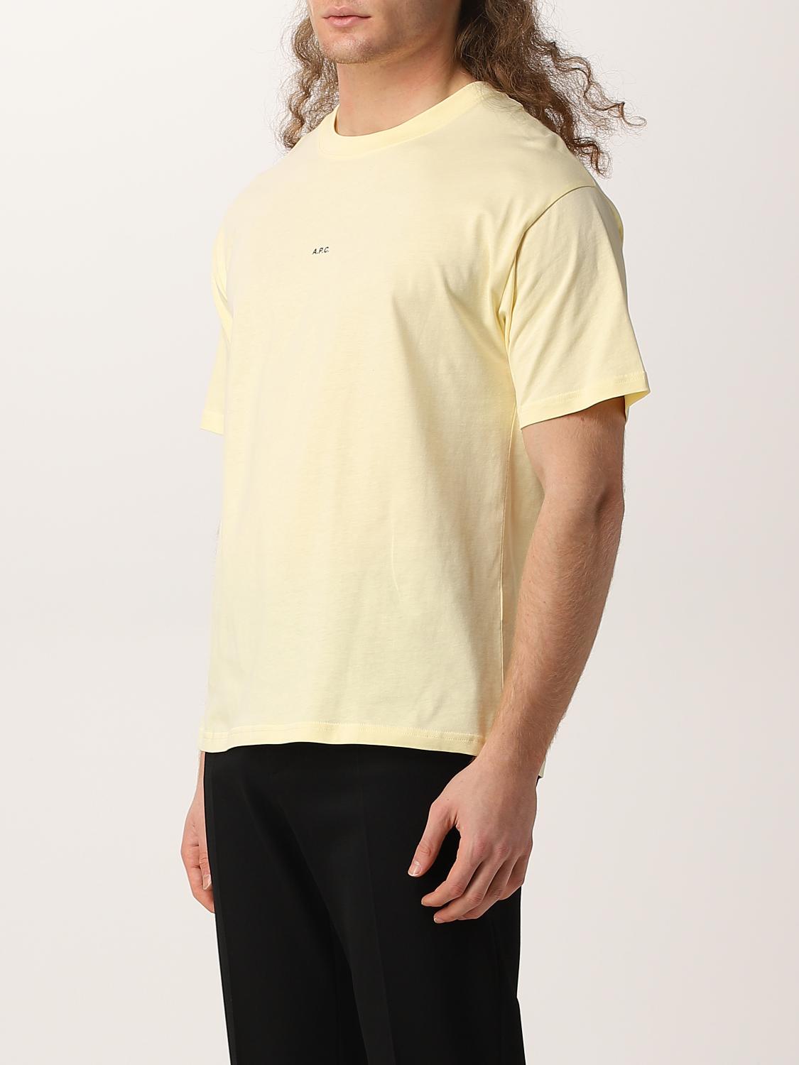 A.P.C. CAMISETA: Camiseta hombre A.P.C., Amarillo - Img 3