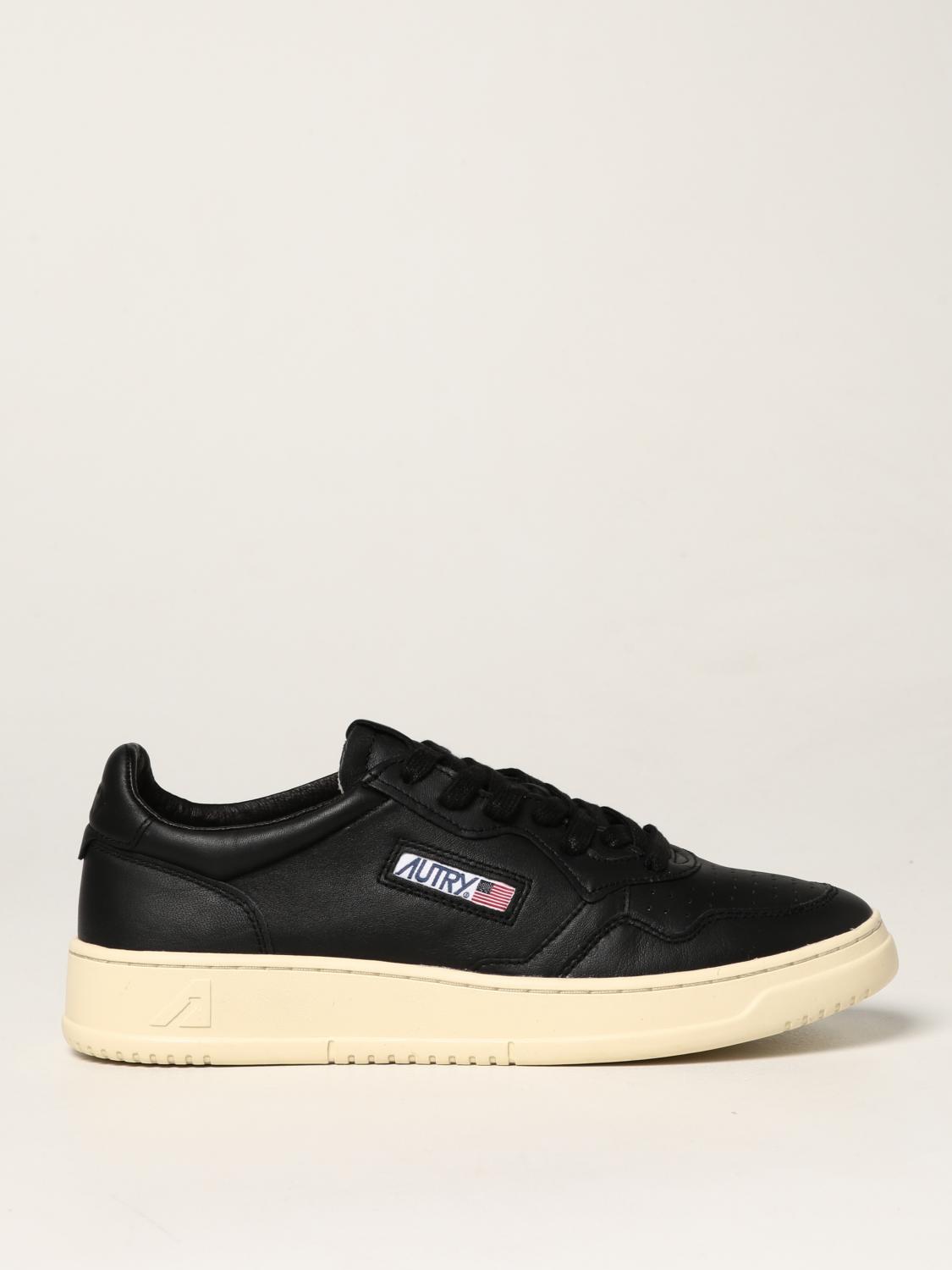 AUTRY AULMGS42 関税送料込 Autry Medalist Low Goatskin and Suede Blue, White AULMGS24