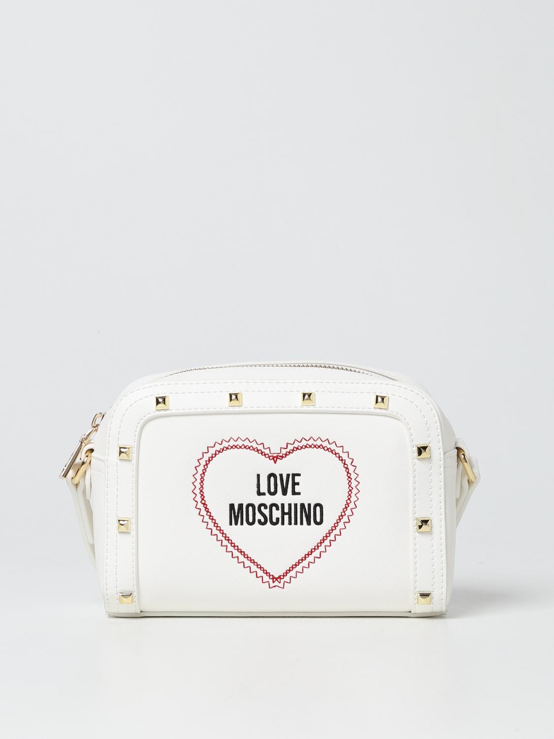 LOVE MOSCHINO: Damen Mini- Tasche Weiß Love Moschino