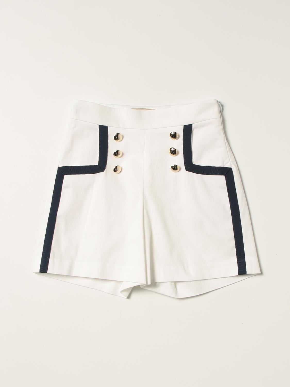ELIE SAAB SHORTS: Short kids Elie Saab, White - Img 1