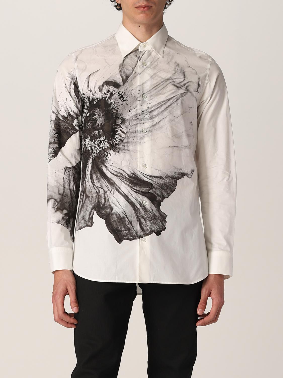 Chemise Alexander McQueen Pour Femme, Taille M, Blanc 100% Coton, Occasion Comme Neuve