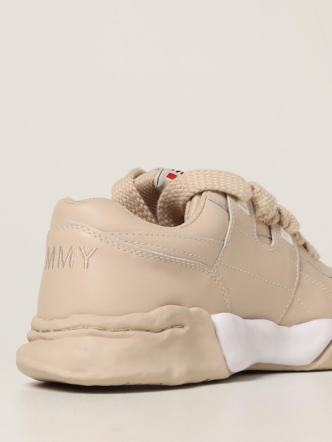 MIHARA YASUHIRO｜SNEAKERS (A08FW702 BEIGE) MAISON MIHARA YASUHIRO: Parker sneakers in leather - Beige