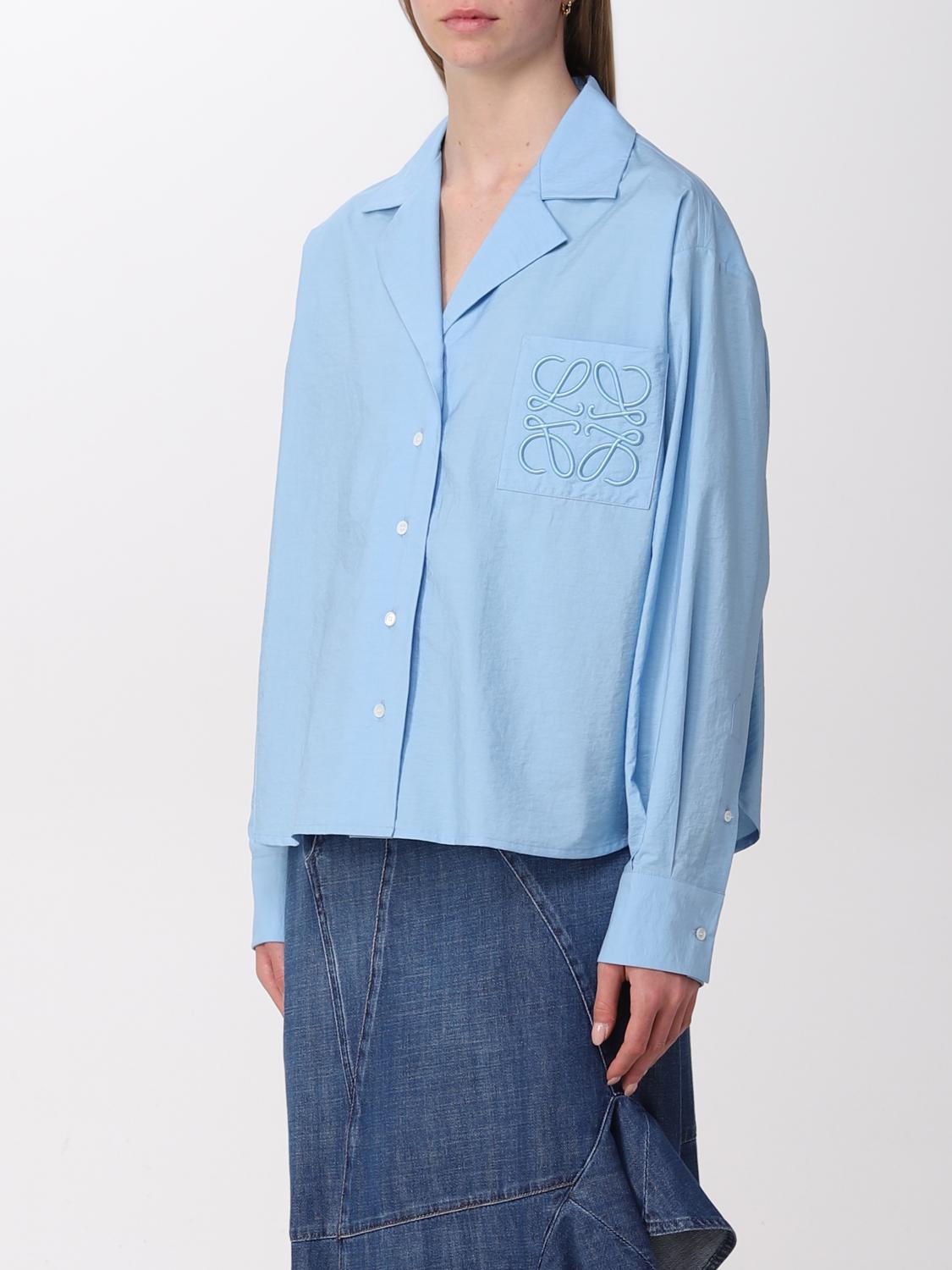 ロエベ　シャツ LOEWE ロエベ anagram ポケット シャツ ブラック | SOHOO