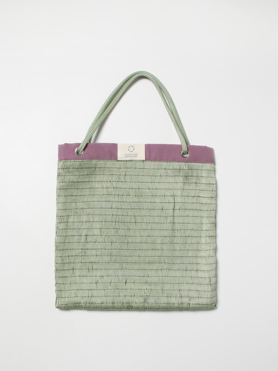 RISACCA PER GIGLIO.COM BOLSO: Bolso reciclado The Wave, Verde - Img 3