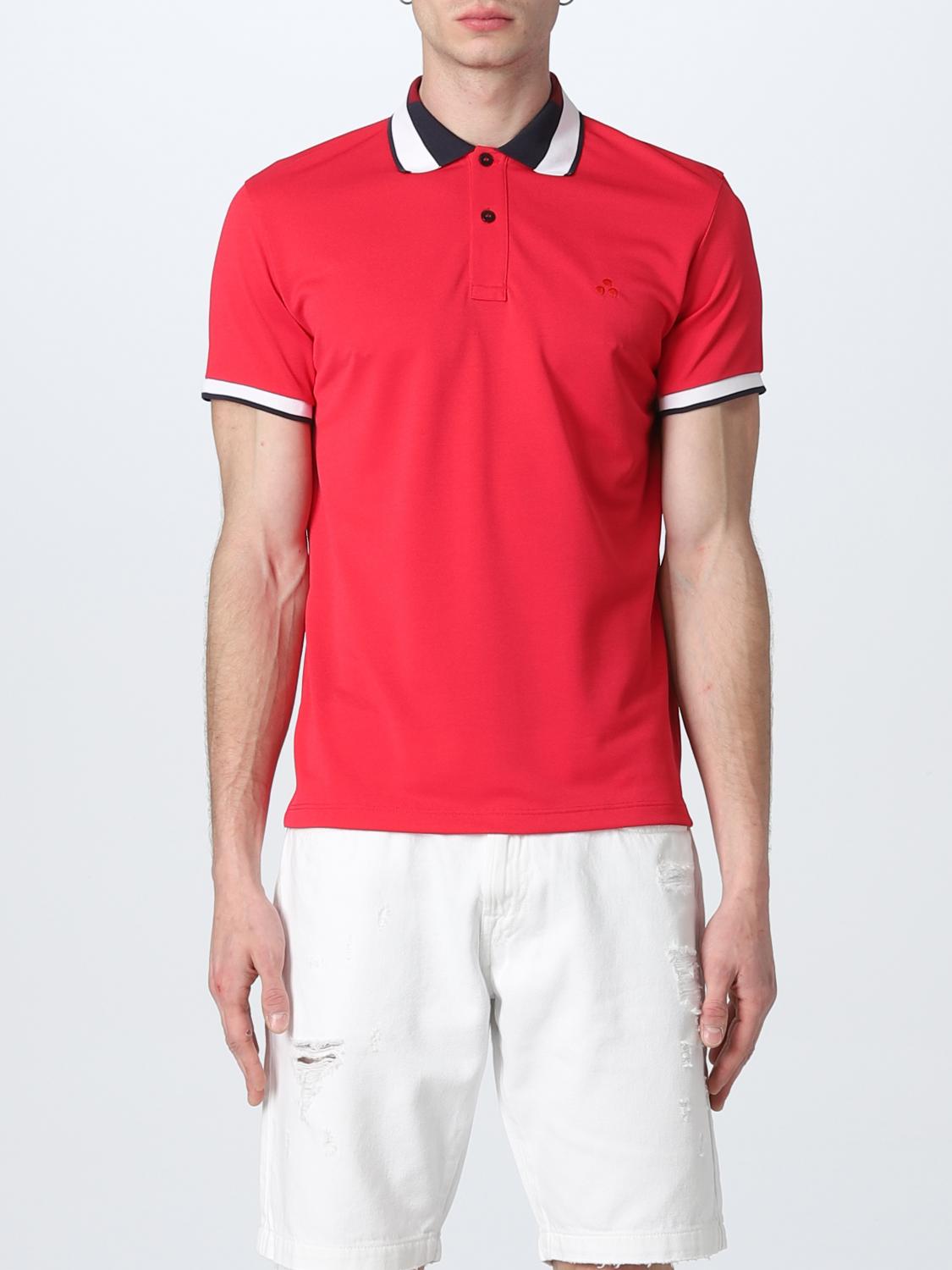 PEUTEREY POLO: Polo Peuterey con logo, Rosso - Img 1