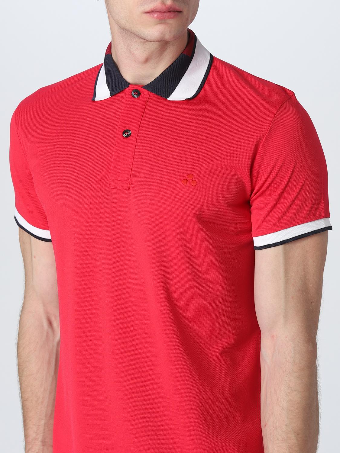 PEUTEREY POLO: Polo Peuterey con logo, Rosso - Img 3